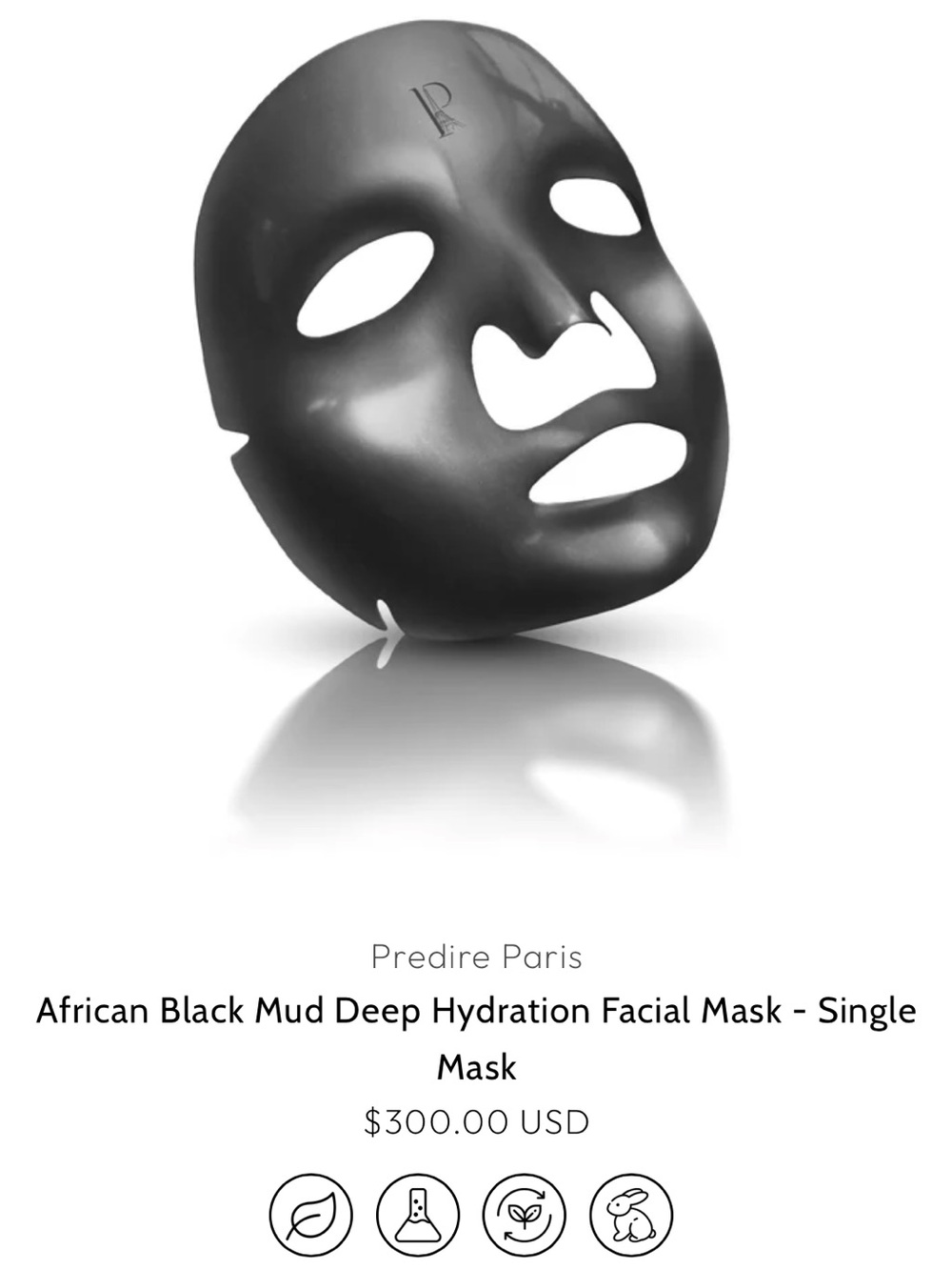 African Black Mud Deep Hydration Facial Mask Prédiré
